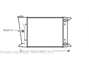 AVA QUALITY COOLING VW2004 radiatorius, variklio aušinimas 
 Aušinimo sistema -> Radiatorius/alyvos aušintuvas -> Radiatorius/dalys
171121253G