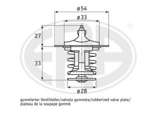 ERA 350221 termostatas, aušinimo skystis
MD 997222, 21200-W3310