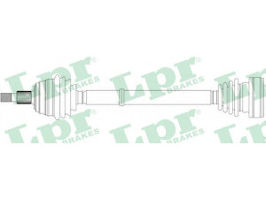 LPR DS51066 kardaninis velenas 
 Ratų pavara -> Kardaninis velenas
1J0407272AP, 1J0407272BM, 1J0407272F