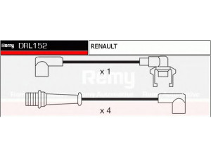DELCO REMY DRL152 uždegimo laido komplektas 
 Kibirkšties / kaitinamasis uždegimas -> Uždegimo laidai/jungtys
6025003011, 7700720781, 7700720783
