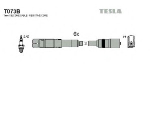 TESLA T073B uždegimo laido komplektas 
 Kibirkšties / kaitinamasis uždegimas -> Uždegimo laidai/jungtys
078905401