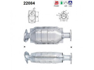 AS 22084 katalizatoriaus keitiklis 
 Išmetimo sistema -> Katalizatoriaus keitiklis
18160P28G40