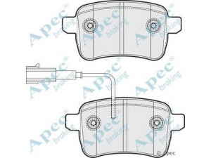 APEC braking PAD1798 stabdžių trinkelių rinkinys, diskinis stabdys 
 Techninės priežiūros dalys -> Papildomas remontas
77365357