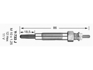 NGK 8944 kaitinimo žvakė 
 Kibirkšties / kaitinamasis uždegimas -> Kaitinimo kaištis
MD 301 950, MD 344 469, MR 577 131
