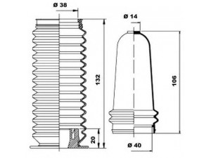 MOOG K150059 gofruotoji membrana, vairavimas 
 Vairavimas -> Gofruotoji membrana/sandarinimai
406632, 406634, 406632, 406634
