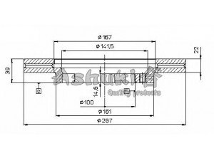 ASHUKI N013-46 stabdžių diskas 
 Dviratė transporto priemonės -> Stabdžių sistema -> Stabdžių diskai / priedai
0 986 478 806/BOSCH, 09.5873.10/BREMBO