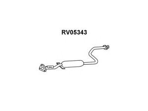 VENEPORTE RV05343 priekinis duslintuvas 
 Išmetimo sistema -> Duslintuvas
GEX33503, GEX43503, RR211J, WCE10126