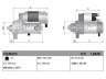 DENSO DSN970 starteris 
 Elektros įranga -> Starterio sistema -> Starteris
9A1 604 103 00, 9A1 604 103 X