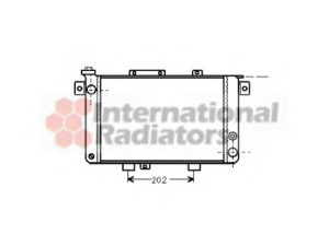 VAN WEZEL 43002013 radiatorius, variklio aušinimas 
 Aušinimo sistema -> Radiatorius/alyvos aušintuvas -> Radiatorius/dalys
7700519768, 7701348273