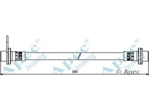 APEC braking HOS3910 stabdžių žarnelė 
 Stabdžių sistema -> Stabdžių žarnelės
4806J1