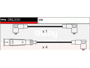 DELCO REMY DRL330 uždegimo laido komplektas 
 Kibirkšties / kaitinamasis uždegimas -> Uždegimo laidai/jungtys
321998031, 321998031A, 431998031A