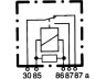 HELLA 4RD 960 388-691 relė, pagrindinė srovė