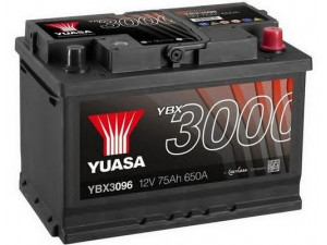 YUASA YBX3096 starterio akumuliatorius 
 Elektros įranga -> Akumuliatorius