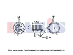 AKS DASIS 128182N vidaus pūtiklis 
 Šildymas / vėdinimas -> Orpūtė/dalys
2048200008, 2048200208, A2048200008