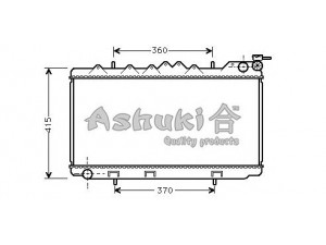 ASHUKI N652-01 radiatorius, variklio aušinimas 
 Aušinimo sistema -> Radiatorius/alyvos aušintuvas -> Radiatorius/dalys
21410-70J00, 21410-71J00, 21410-71J01/70J00/71
