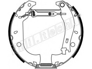 fri.tech. 16159 stabdžių trinkelių komplektas 
 Techninės priežiūros dalys -> Papildomas remontas