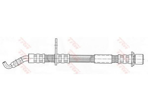 TRW PHD433 stabdžių žarnelė 
 Stabdžių sistema -> Stabdžių žarnelės
9004922174, 9004922174000, 9004922174