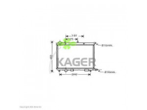 KAGER 31-0200 radiatorius, variklio aušinimas 
 Aušinimo sistema -> Radiatorius/alyvos aušintuvas -> Radiatorius/dalys
1330C2, 1331TV