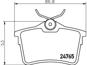 HELLA 8DB 355 014-081 stabdžių trinkelių rinkinys, diskinis stabdys 
 Techninės priežiūros dalys -> Papildomas remontas
1608520480, 425414, 425415, 425429