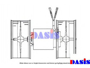 AKS DASIS 741610N vidaus pūtiklis 
 Šildymas / vėdinimas -> Orpūtė/dalys
1248200608, A1248200608