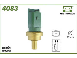 MTE-THOMSON 4083 siuntimo blokas, aušinimo skysčio temperatūra; siuntimo blokas, aušinimo skysčio temperatūra; siuntimo blokas, aušinimo skysčio temperatūra 
 Kibirkšties / kaitinamasis uždegimas -> Valdymo blokas/relė
1338C1, 9632562480, 9632562080