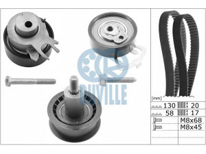 RUVILLE 5545672 paskirstymo diržo komplektas 
 Techninės priežiūros dalys -> Papildomas remontas
036 198 119 C, 036 198 119 C, 036 198 119 C