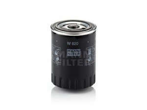 MANN-FILTER W 820 alyvos filtras 
 Techninės priežiūros dalys -> Techninės priežiūros intervalai
95495 251, 5495251, 5016 950, 5017 808