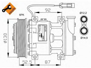 NRF 32113G kompresorius, oro kondicionierius 
 Oro kondicionavimas -> Kompresorius/dalys
60610275, 60629417, 60653652, 60814396