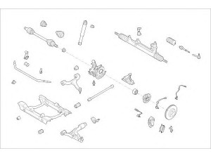 DELPHI MERC-09037-F rato pakaba 
 Ašies montavimas/vairavimo mechanizmas/ratai -> Prekių paieška pagal schemą