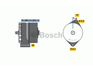 BOSCH 0 120 489 434 kintamosios srovės generatorius 
 Elektros įranga -> Kint. sr. generatorius/dalys -> Kintamosios srovės generatorius