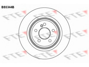 FTE BS5344B stabdžių diskas 
 Dviratė transporto priemonės -> Stabdžių sistema -> Stabdžių diskai / priedai
220 423 03 12