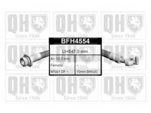 QUINTON HAZELL BFH4554 stabdžių žarnelė 
 Stabdžių sistema -> Stabdžių žarnelės
FBH 6367, G030-43-980