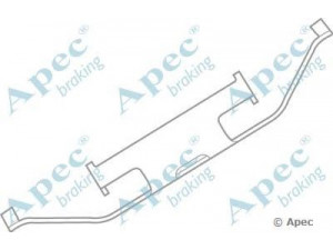 APEC braking KIT512 priedų komplektas, stabdžių trinkelė 
 Stabdžių sistema -> Būgninis stabdys -> Dalys/priedai