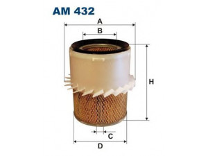 FILTRON AM432 oro filtras 
 Techninės priežiūros dalys -> Techninės priežiūros intervalai
1780187303, 1780187304, 1780187303