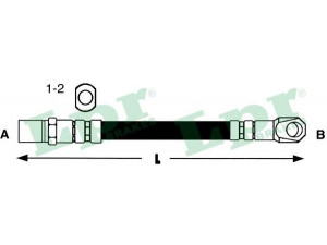 LPR 6T46312 stabdžių žarnelė 
 Stabdžių sistema -> Stabdžių žarnelės
21013506060, 21103506060, 2110350606001