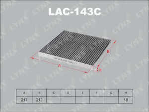 LYNXauto LAC-143C filtras, salono oras 
 Techninės priežiūros dalys -> Techninės priežiūros intervalai
08974-00830, 87139-06030, 87139-06040