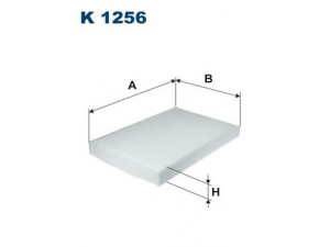 FILTRON K1256 filtras, salono oras 
 Techninės priežiūros dalys -> Techninės priežiūros intervalai
3802821