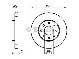 BOSCH 0 986 479 140 stabdžių diskas 
 Dviratė transporto priemonės -> Stabdžių sistema -> Stabdžių diskai / priedai
MB 895098, MR 475331, MB 895098