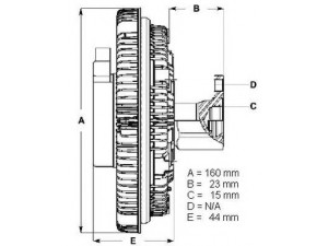 BERU LK059 sankaba, radiatoriaus ventiliatorius 
 Aušinimo sistema -> Radiatoriaus ventiliatorius
102 200 02 22, A 102 200 02 22