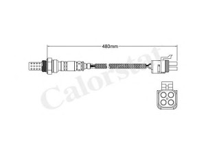 CALORSTAT by Vernet LS140272 lambda jutiklis 
 Variklis -> Variklio elektra
7700867408