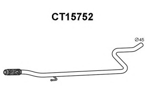 VENEPORTE CT15752 išleidimo kolektorius 
 Išmetimo sistema -> Išmetimo vamzdžiai
1717QE
