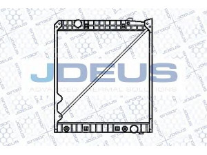 JDEUS 117M06 radiatorius, variklio aušinimas 
 Aušinimo sistema -> Radiatorius/alyvos aušintuvas -> Radiatorius/dalys
9425000703, 9425001003, 9425001603