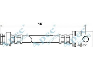 APEC braking HOS3332 stabdžių žarnelė 
 Stabdžių sistema -> Stabdžių žarnelės
1956496, 1962067, 462110F005