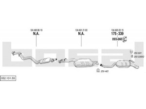 BOSAL 052.131.55 išmetimo sistema 
 Išmetimo sistema -> Išmetimo sistema, visa