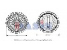 AKS DASIS 128270N sankaba, radiatoriaus ventiliatorius 
 Aušinimo sistema -> Radiatoriaus ventiliatorius
6042000022, A6042000022