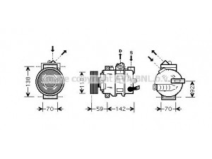 PRASCO AIK349 kompresorius, oro kondicionierius 
 Oro kondicionavimas -> Kompresorius/dalys
1K0820808A, 1K0820859P, 1K0820808A