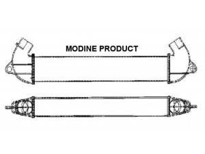 NRF 30140 tarpinis suslėgto oro aušintuvas, kompresorius 
 Variklis -> Oro tiekimas -> Įkrovos agregatas (turbo/superįkrova) -> Tarpinis suslėgto oro aušintuvas
46779532, 467795320, 46849068, 51718953