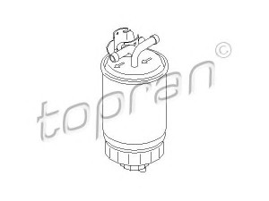TOPRAN 109 040 kuro filtras 
 Degalų tiekimo sistema -> Kuro filtras/korpusas
6K0 127 401G, 6K0 127 401G