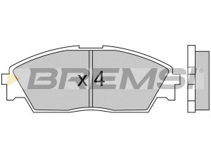 BREMSI BP2350 stabdžių trinkelių rinkinys, diskinis stabdys 
 Techninės priežiūros dalys -> Papildomas remontas
45022SE0000, 45022SE0010, 45022SE1305