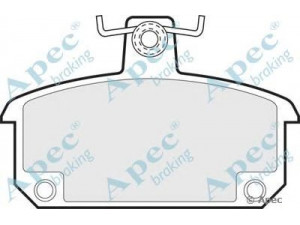 APEC braking PAD325 stabdžių trinkelių rinkinys, diskinis stabdys
7701201464, 7701202974